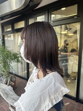 アローム(alom) 透け感グレージュカラー