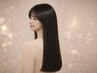 《史上最高の艶髪♪》髪にドラマを。縮毛矯正+リタッチカラー￥34650→￥28270