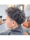仏陀パーマ　ツイストパーマ　テーパーフェード