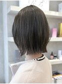 *20代30代ボブレイヤーボブ顔周りレイヤー韓国ボブハッシュボブ