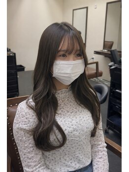 ヘアーアンドエステ サニープレイス(Hair&Esthe Sunny Place)の写真/韓国トレンドx似合わせで叶う今っぽヘア＊透明感と艶感をプラス