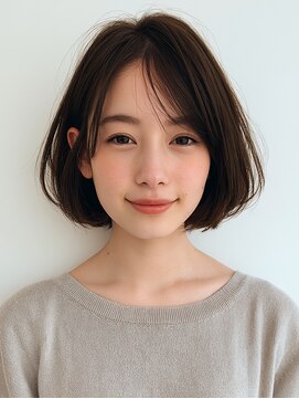 ロディーナコク 大口 新子安(rodina.coc) ダークパープル/ナチュラルショート/ミルクブラウン/夏/大口子安