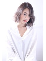 アグランテトラ 野田阪神店(a Gland tetra)&nbsp;人気のハイトーンミニボブ×ルージュウエーブ　20・30・40代