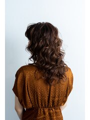 TERRACE hair 2019 autumn style　ビターオレンジ×ネオウルフ
