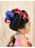 七五三日本髪ーふっくら可愛い舞子風ー