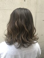 ルシエ(LUCIE)&nbsp;ウェーブミディ　ナチュラルオレンジ