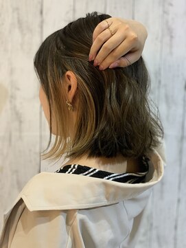 ラテ(latte) ボブ×イヤリングカラー