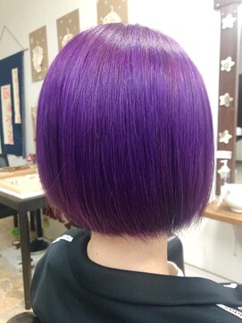 ヘア スペース ファウル(hair space FAUL) パープル☆カラー