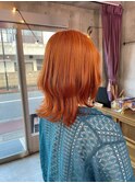 【MIRAC町田店河原崎】オレンジウルフスタイル