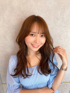 ルームバイシー 新宿(Loom. by Sea) くびれヘア/ブラウンカラー/ココアブラウン/透明感カラー