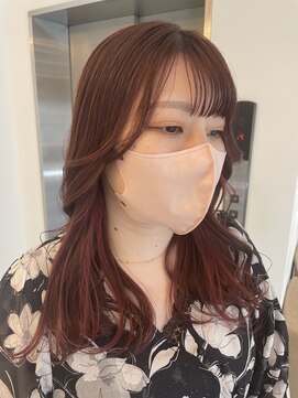 アヴァンスアンス 広島袋町店(AVANCE.ens) イヤリングカラーピンク×ピンクブラウン