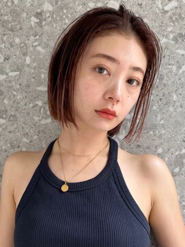 サンク 原宿 表参道(cinq) まとまり良く、自然なシルエットのボブスタイル