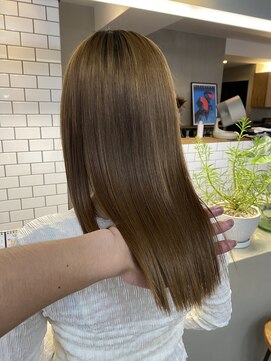 コミレ(COMILE) ブリーチ毛に艶髪シルクストレート