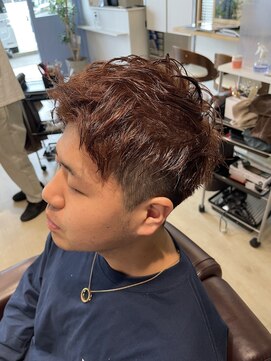 ジャックアンドニコフロムロダン(JACK&NiCO fromRODAN) 【Jack&Nico】アップバング/レッドブラウン