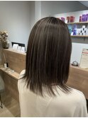 コントラストグレージュハイライト
