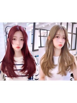 《心斎橋/全席半個室》髪質改善専門店ならではのダメージレスなカラーに感動する人続出☆艶めく髪へ♪