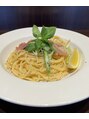 ロズ&nbsp;得意料理はパスタです！ビストロでシェフをやっていました^_^