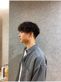 20代30代メンズツイストパーマ束感オシャレ感ショート