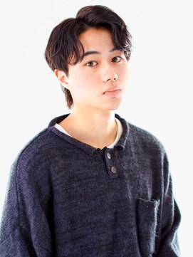 ガリカ シーム(Gallica/SEAM) <翁長孝輔>スーツも◎七三分けアップバングに束感マッシュウルフ