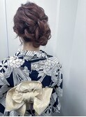 浴衣着付けとヘアセット