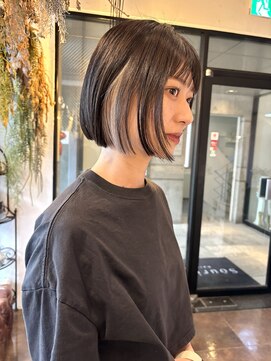 スーリール 赤坂店(Sourire) ボブインナーカラー