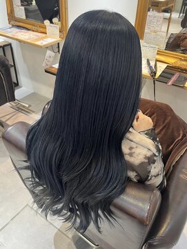 アビント バイ レシッド 武蔵小杉(abinto by rcid) ネイビーブルーカラー/髪質改善/ブルージュ