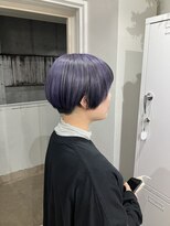 ダブルカラーラベンダーケアブリーチハイトーンカラー韓国