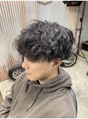 波巻きパーマツイストスパイラルパーマメンズパーマメンズヘア