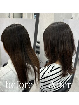 ヘアサロン ドットプラス 町田店(dot. plus) 【三輪 紗弓】ウルフカット