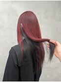 黒髪/ボブルフ/ネビージュ/小顔/ワンレン/前髪