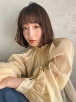 ロンドプランタン 恵比寿(Lond Printemps) 大人透明感ブラウンミディアムボブ【中居】