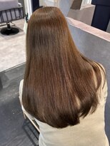 アルコイリスバイドールヘアー(ARCOIRIS by Dollhair)&nbsp;酸性ストレート縮毛矯正髪質改善オリーブベージュカチモリヘア