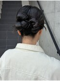 【徳岡】ヘアセット　モードヘア　タイトヘア　ボブアレンジ