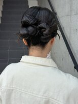 【徳岡】ヘアセット　モードヘア　タイトヘア　ボブアレンジ
