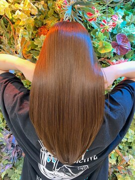 シーン(SCENE) 髪質改善/縮毛矯正/レイヤーカット/セミロング/伸ばしかけヘア