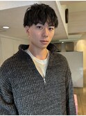 刈り上げマッシュ×スタイリングパーマ