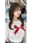 オリーブベージュ　ロング　10代20代