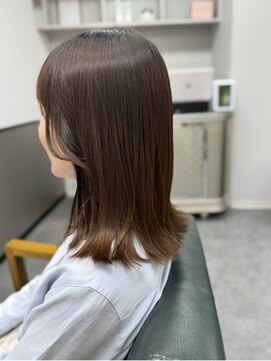 リケア プラス(RECARE Plus+) ミディアムでも絹髪が印象アップ◎遅れ毛でアクセントを