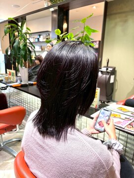 リマヘアー(lima hair) クセ毛カットお手入れ簡単まとまりウルフ【髪質改善/ツヤ髪/美髪