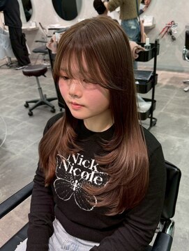 サンバイセライロ 千葉(SAN. by celilo) ダークアッシュ/似合わせカット/ミディアムレイヤーカット