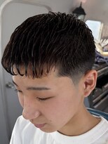 ユーゼンイーストサイドテラスホットヘアー(YUZEN EAST SIDE TERRACE HOT HAIR) クロップテーパーフェード