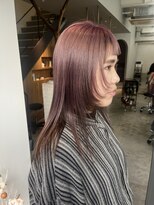 アメ(ame)&nbsp;umbrellacolor  スモーキーパープル×レイヤーロング