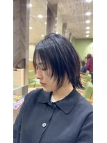 ジプソ(Gypso Hair salon) ブリーチ縮毛矯正 ウルフ