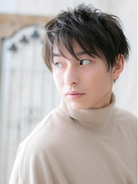 モッズヘア メン 仙台愛子駅前店(mod's hair men) 清潔感ダークアッシュ無造作伸ばしかけ王道メンズカットb仙台