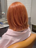 ルノン フィージュ(LUNON fieju)&nbsp;黒髪クラゲヘアーオリーブグレー小顔ココアベージュ