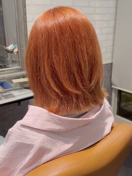ルノン フィージュ(LUNON fieju) 黒髪クラゲヘアーオリーブグレー小顔ココアベージュ