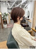 ショートボブ/丸みショート/バッサリショート