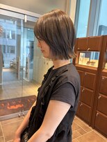 エルサフィロ ヨドヤバシ(el zafiro yodoyabashi) レイヤーボブ オリーブグレージュ