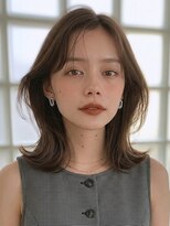 フレイムス ヘアアンドリラックス 大宮東口店(Frames)&nbsp;くびれボブミディアム20代30代40代◎前髪ありくびレイヤー大宮