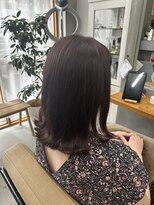 エニィ 錦糸町(enny)&nbsp;ラベンダーブラウン／ブリーチなし／ミディアム/切りっぱなし